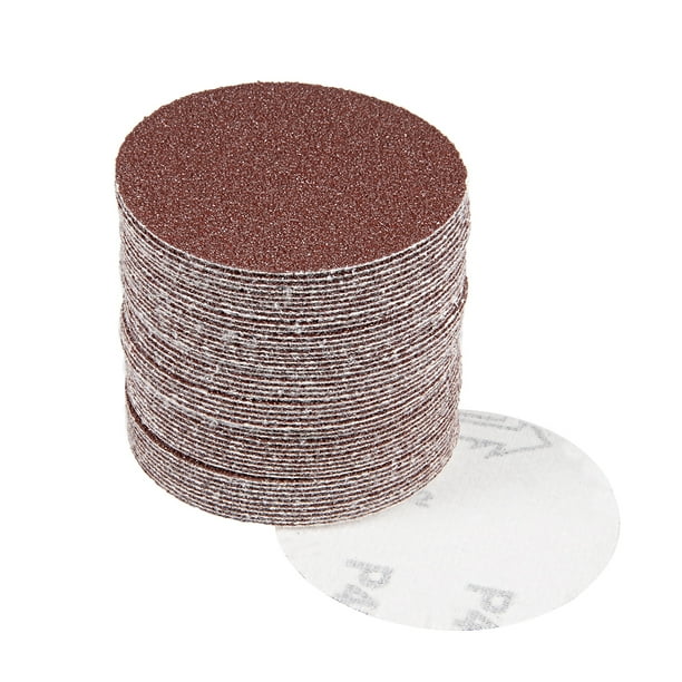 50Pcs 3-inch hook and loop sanding disc 320 grained sandpaper for random orbit sander Brown 50Pcs 3-inch hook and loop sanding disc 320 grained sandpaper for random orbit sander Brown